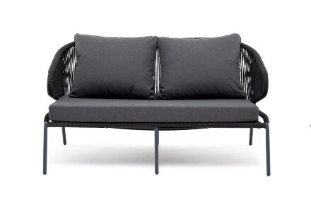 Двухместный диван из роупа Милан темно-серый в Самаре 