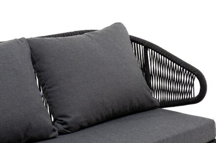 Двухместный диван из роупа Милан темно-серый в Самаре 