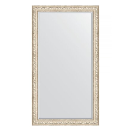 Зеркало напольное с фацетом в багетной раме Evoform виньетка серебро 109 мм 115x205 см в Самаре 