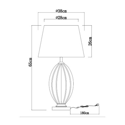 Лампа настольная Arte lamp a5132lt-1cc в Самаре 