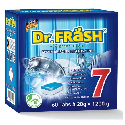 Таблетки для посудомоечной машины Dr.Frash 7в1 60 шт в Самаре 