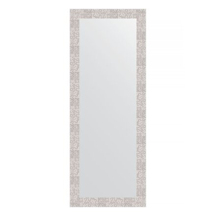Зеркало в багетной раме Evoform соты алюминий 70 мм 56х146 см в Самаре 
