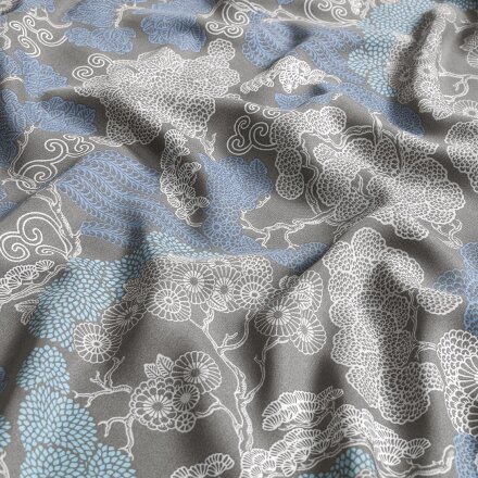 Комплект постельного белья Togas Эрико белый с голубым Двуспальный евро в Самаре 