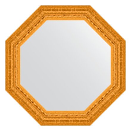 Зеркало в багетной раме Evoform сусальное золото 80 мм 64,8х64,8 см в Самаре 