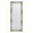 Зеркало с фацетом в багетной раме Evoform алюминий 90 мм 56х136 см в Самаре 
