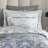 Комплект постельного белья Togas Эрико белый с голубым Кинг сайз в Самаре 