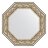 Зеркало в багетной раме Evoform барокко серебро 106 мм 65x65 см в Самаре 