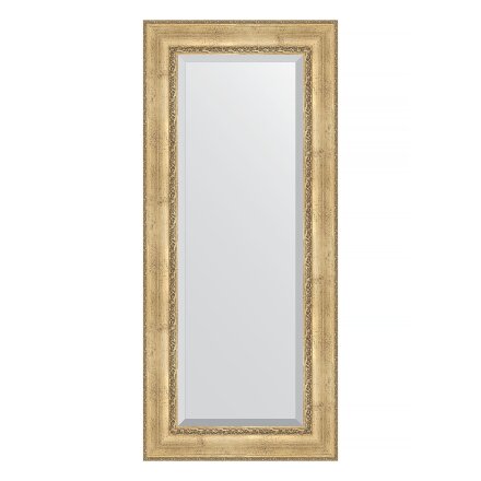 Зеркало с фацетом в багетной раме Evoform состаренное серебро с орнаментом 120 мм 67х152 см в Самаре 
