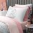 Комплект постельного белья Togas Джина серый с розовым Полуторный в Самаре 
