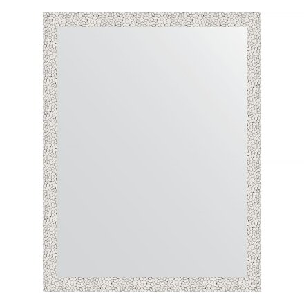 Зеркало в багетной раме Evoform чеканка белая 46 мм 71х91 см в Самаре 