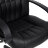 Кресло компьютерное TC кожзам 132х65х50 см черное в Самаре 
