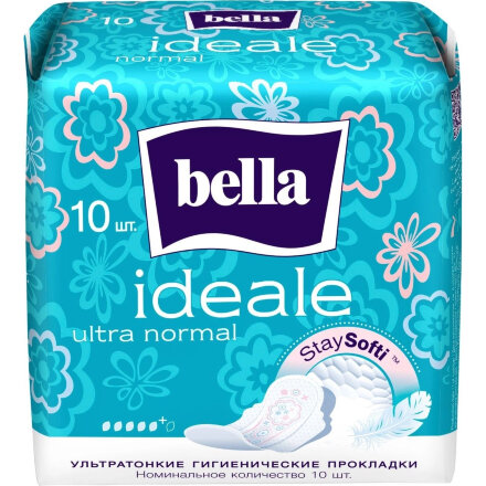 Прокладки Bella Ideale Ultra Normal StaySofti супертонкие, 10 шт в Самаре 