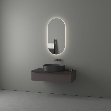 Зеркало Evoform с LED-подсветкой 21,5 W 50х100 см Без выключателя Нейтральный белый свет в Самаре 