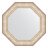 Зеркало в багетной раме Evoform виньетка серебро 109 мм 75x75 см в Самаре 