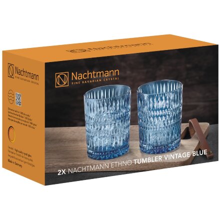 Набор стаканов низких Nachtmann Ethno голубой 2 шт 304 мл в Самаре 