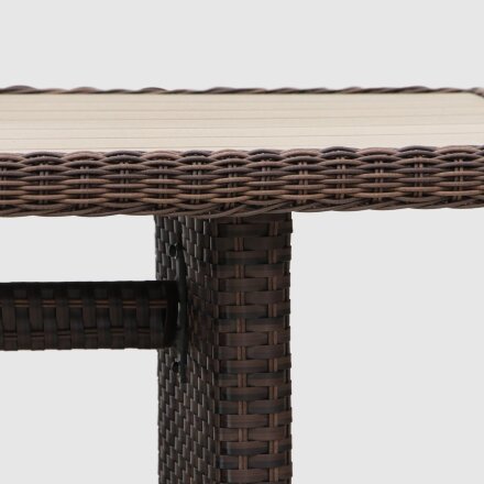 Комплект мебели Yuhang коричневый с серым 6 предметов в Самаре 