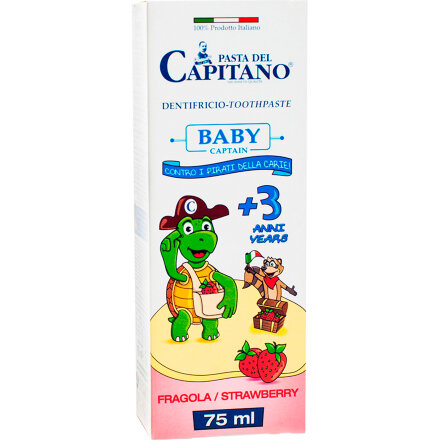Детская зубная паста Pasta del Capitano Клубника 3+ 75 мл в Самаре 