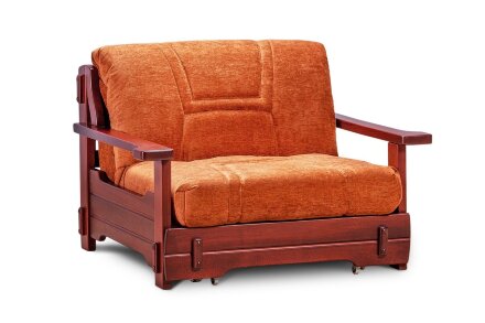 Кресло-кровать аккордеон Брест с деревянными подлокотниками в Самаре 