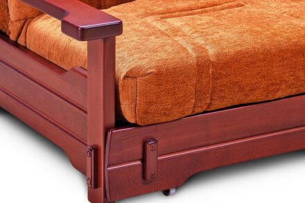 Кресло-кровать аккордеон Брест с деревянными подлокотниками в Самаре 