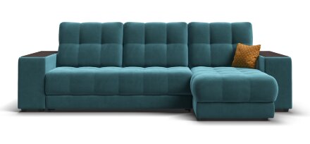 Угловой диван BOSS 3.0 XL велюр Monolit зеленый в Самаре 