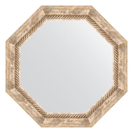 Зеркало в багетной раме Evoform прованс с плетением 70 мм 58x58 см в Самаре 