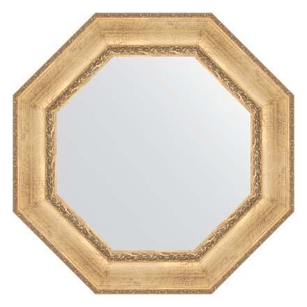 Зеркало в багетной раме Evoform состаренное серебро с орнаментом 120 мм 77x77 см в Самаре 