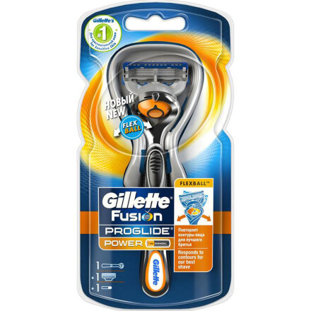 Бритва Gillette Fusion5 ProGlide Power Flexball с 1 сменной кассетой в Самаре 