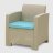 Комплект мебели LF стол+софа 2-х местная+2 кресла с подушками в Самаре 
