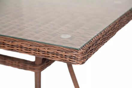 Обеденный стол Латте 140 см коричневый в Самаре 