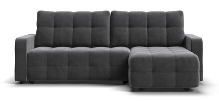 Угловой диван Dandy 2.0 велюр Monolit серый в Самаре 